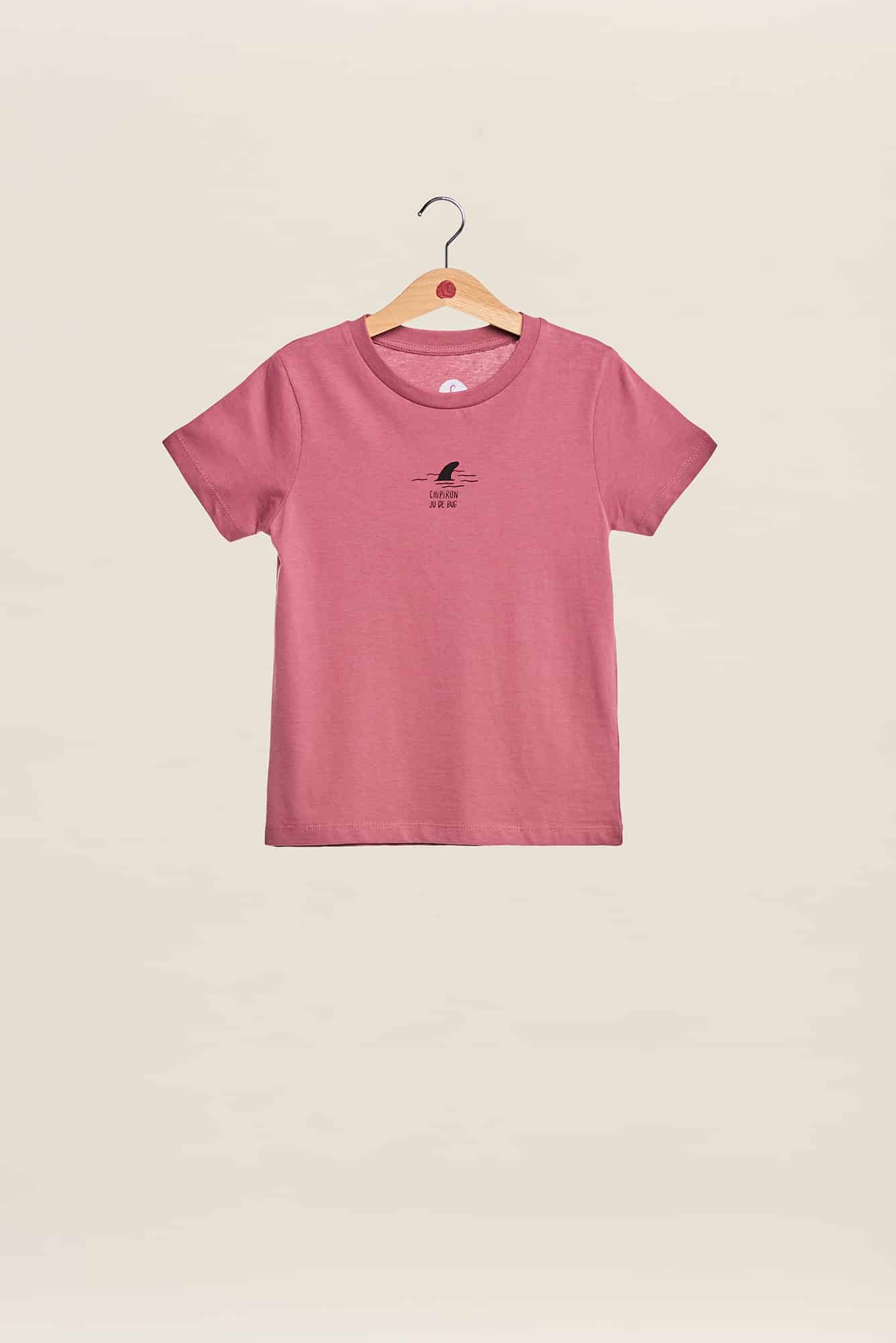 T-SHIRT-KIDS-JUDEBUG-HIBISCUSROSE-DEVANT
