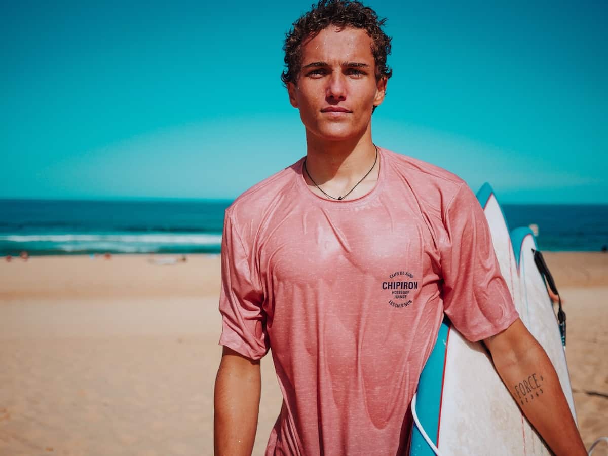 surf-tee-anti-uv-corail-beach-please-chipiron-hossegor