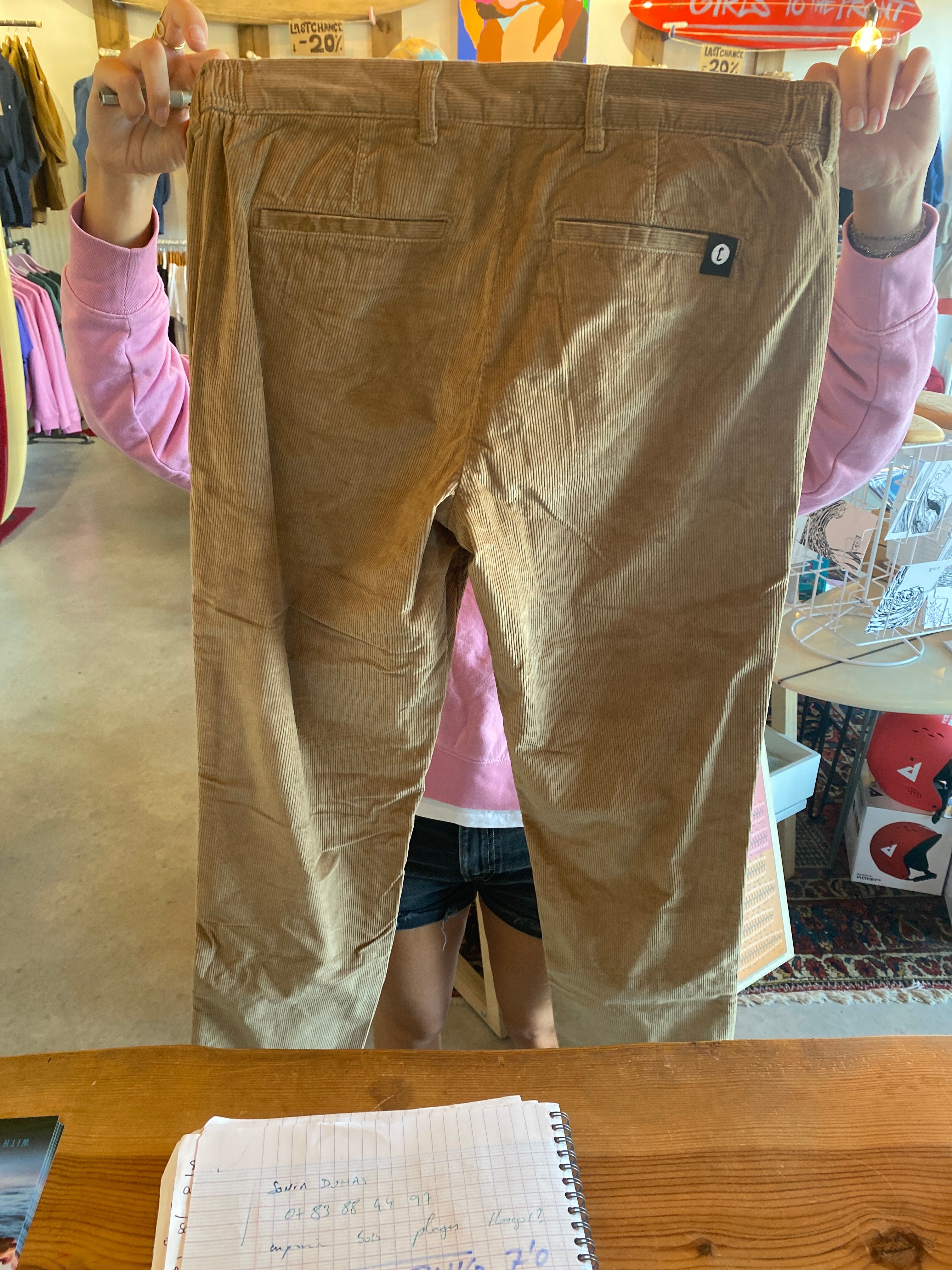 Pantalons velours