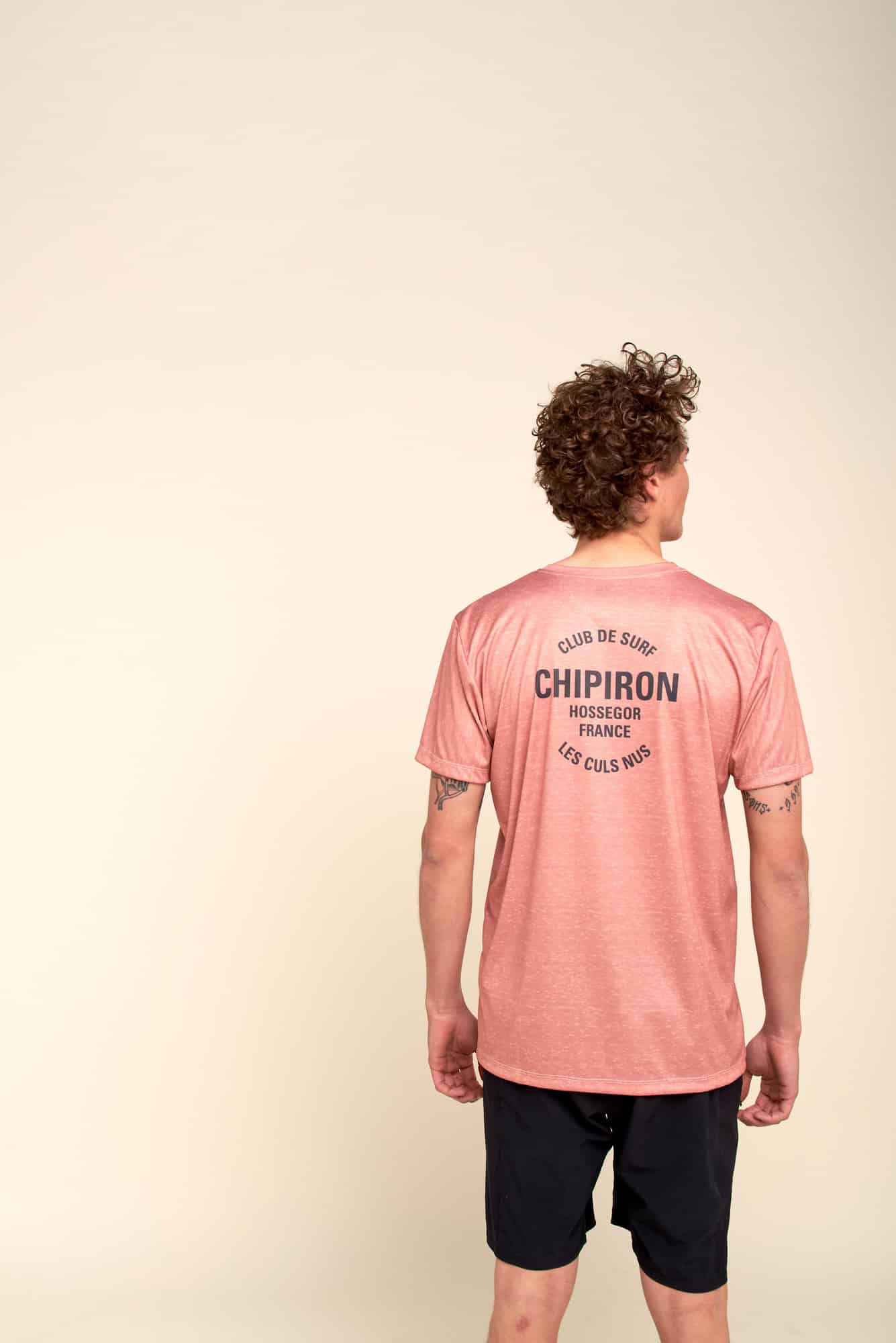 surf tee anti uv rose chiné club de surf