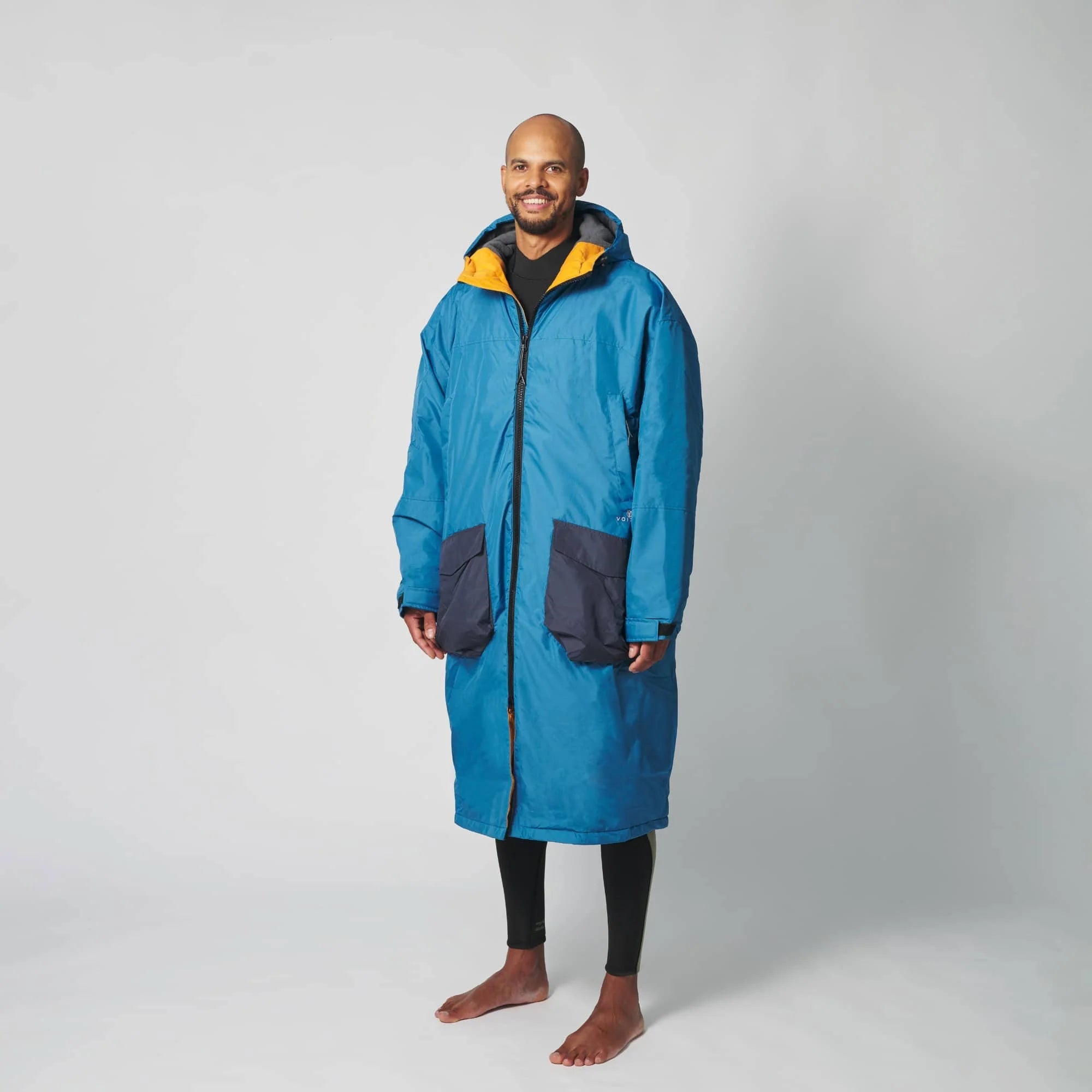VOITED Veste Peignoir | blue steel