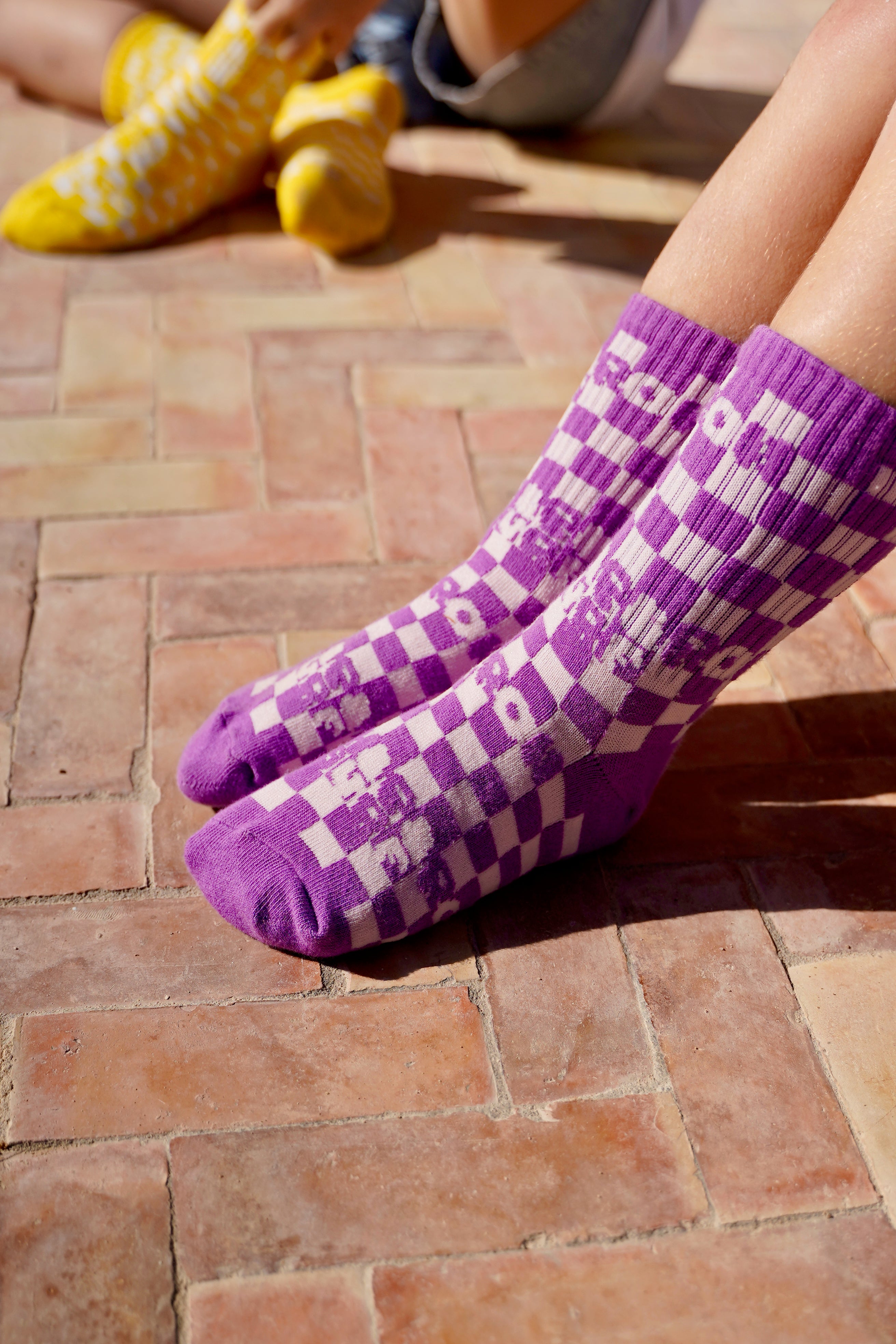Chaussettes damier kids