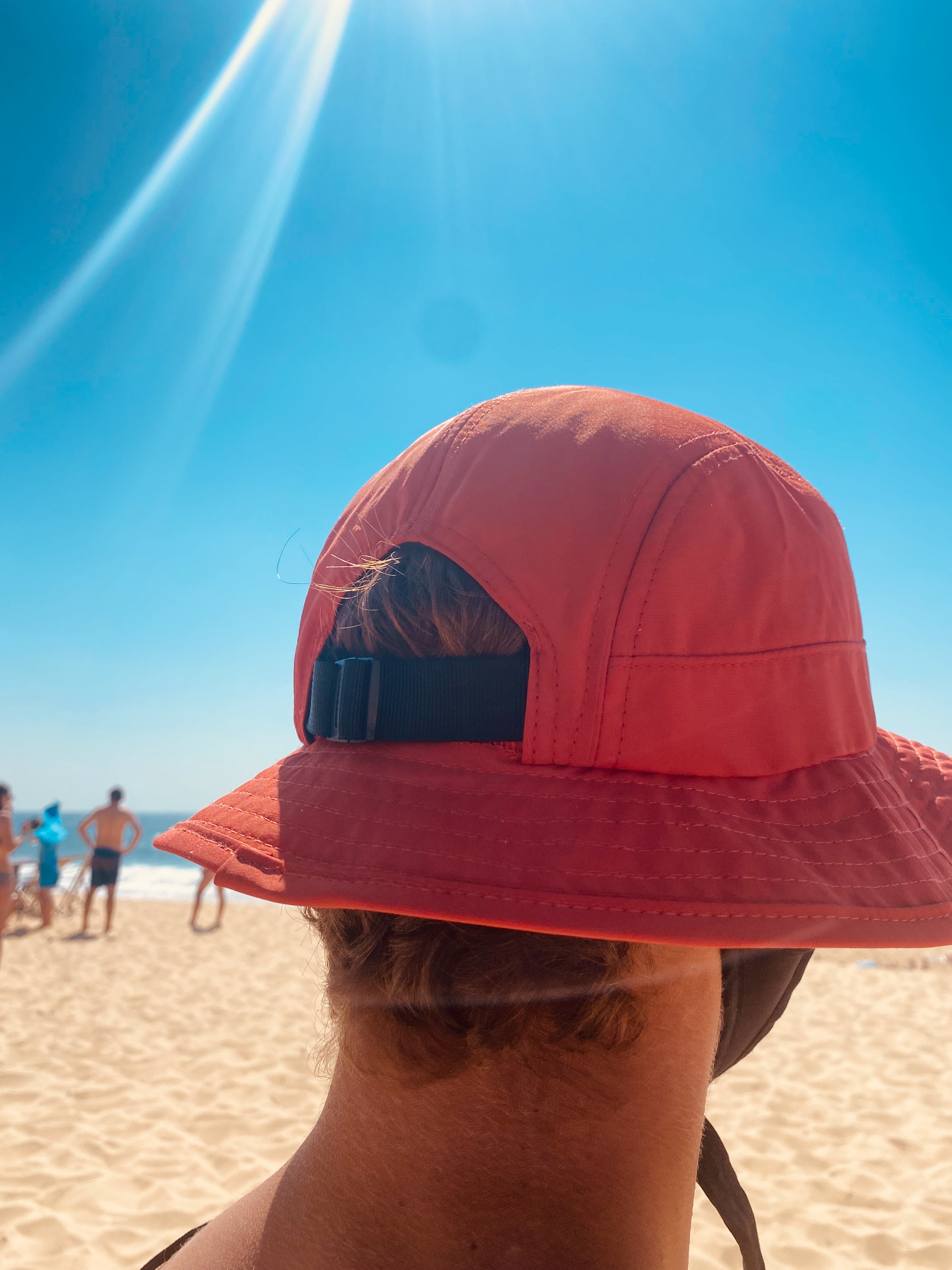 Navy blue surf hat