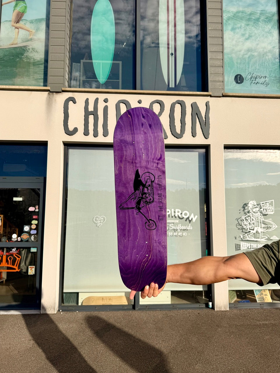 Plateau de skate Chipiron