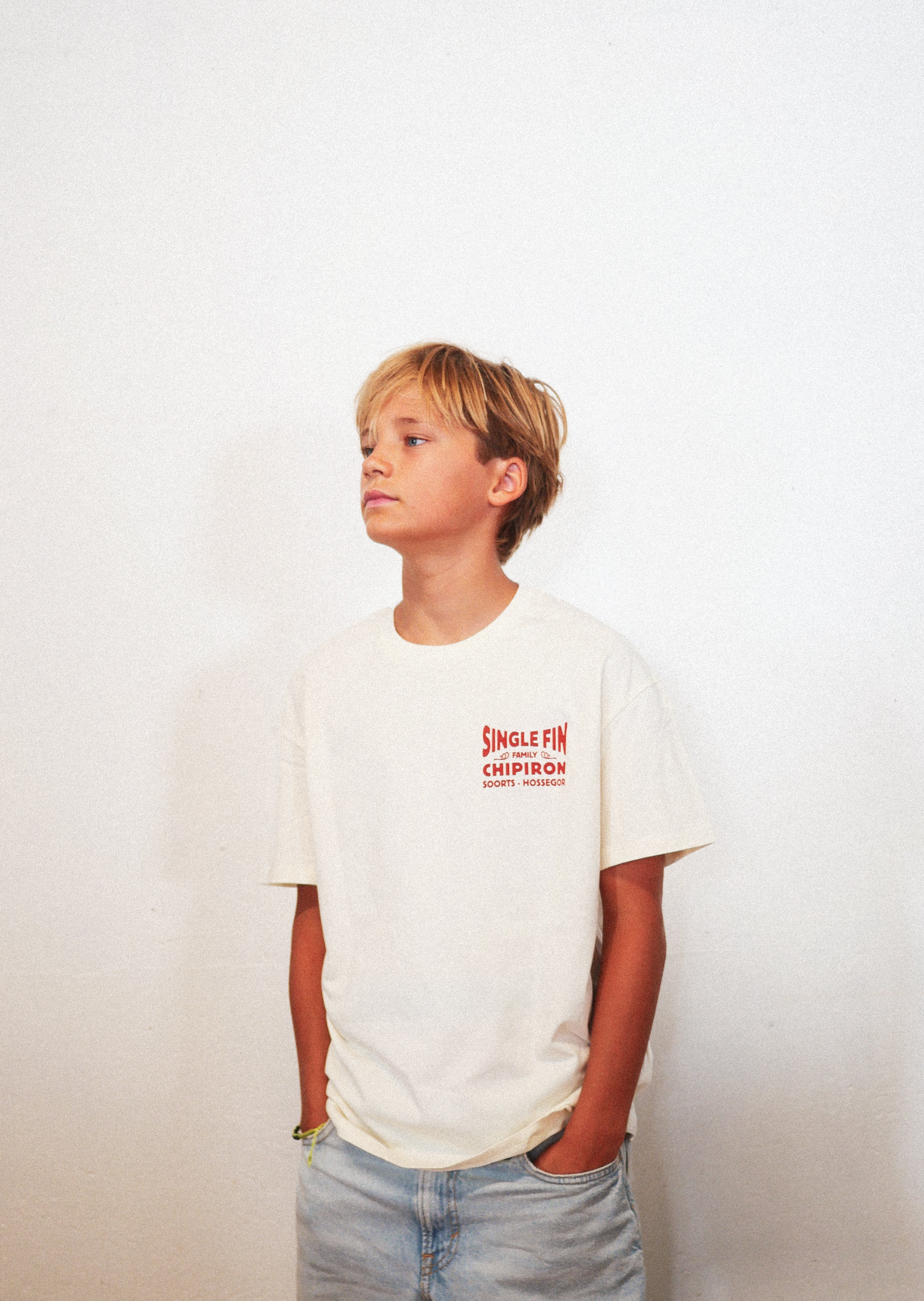 T-shirt enfant loose Single Fin