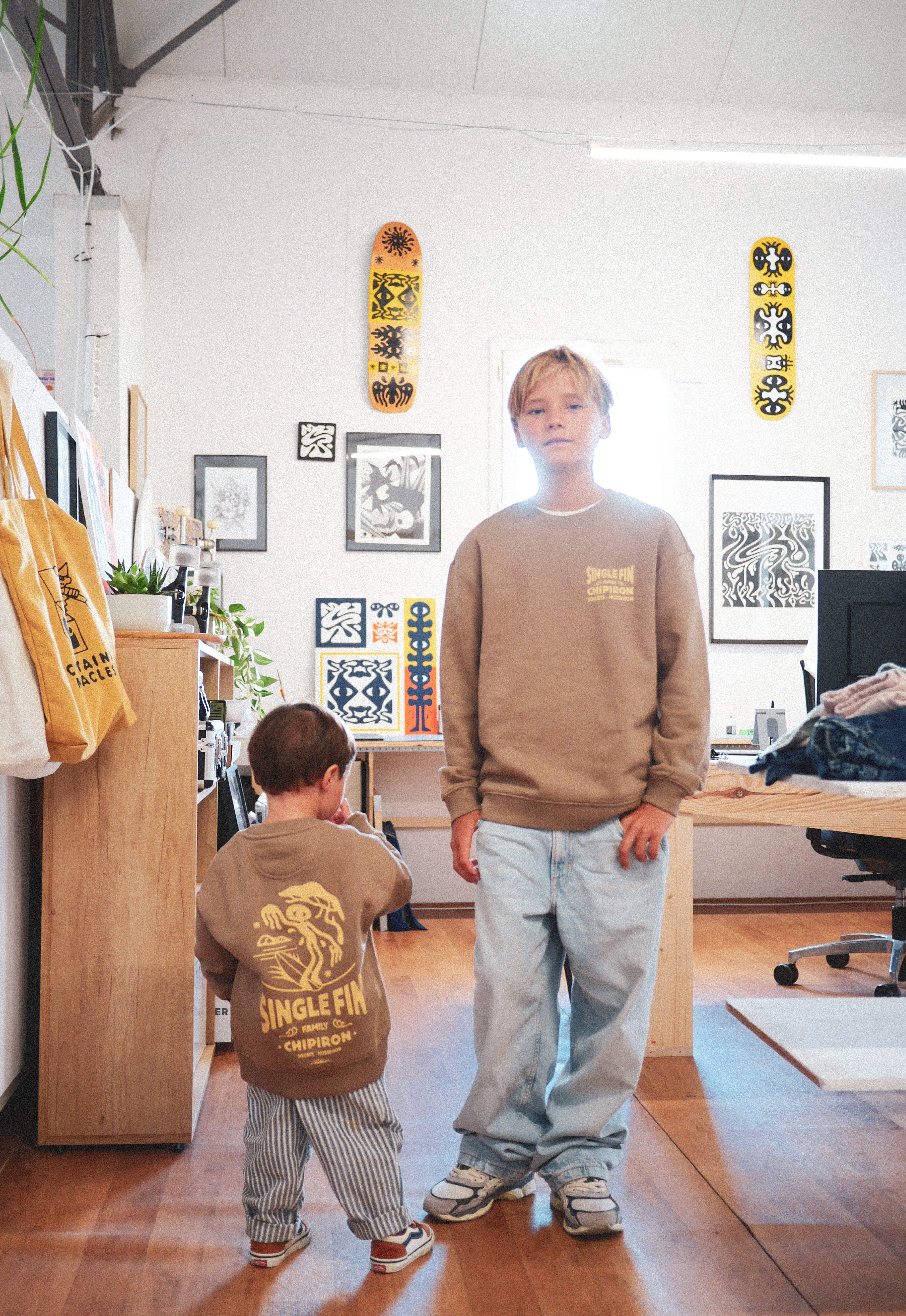 Sweat loose enfant Single Fin