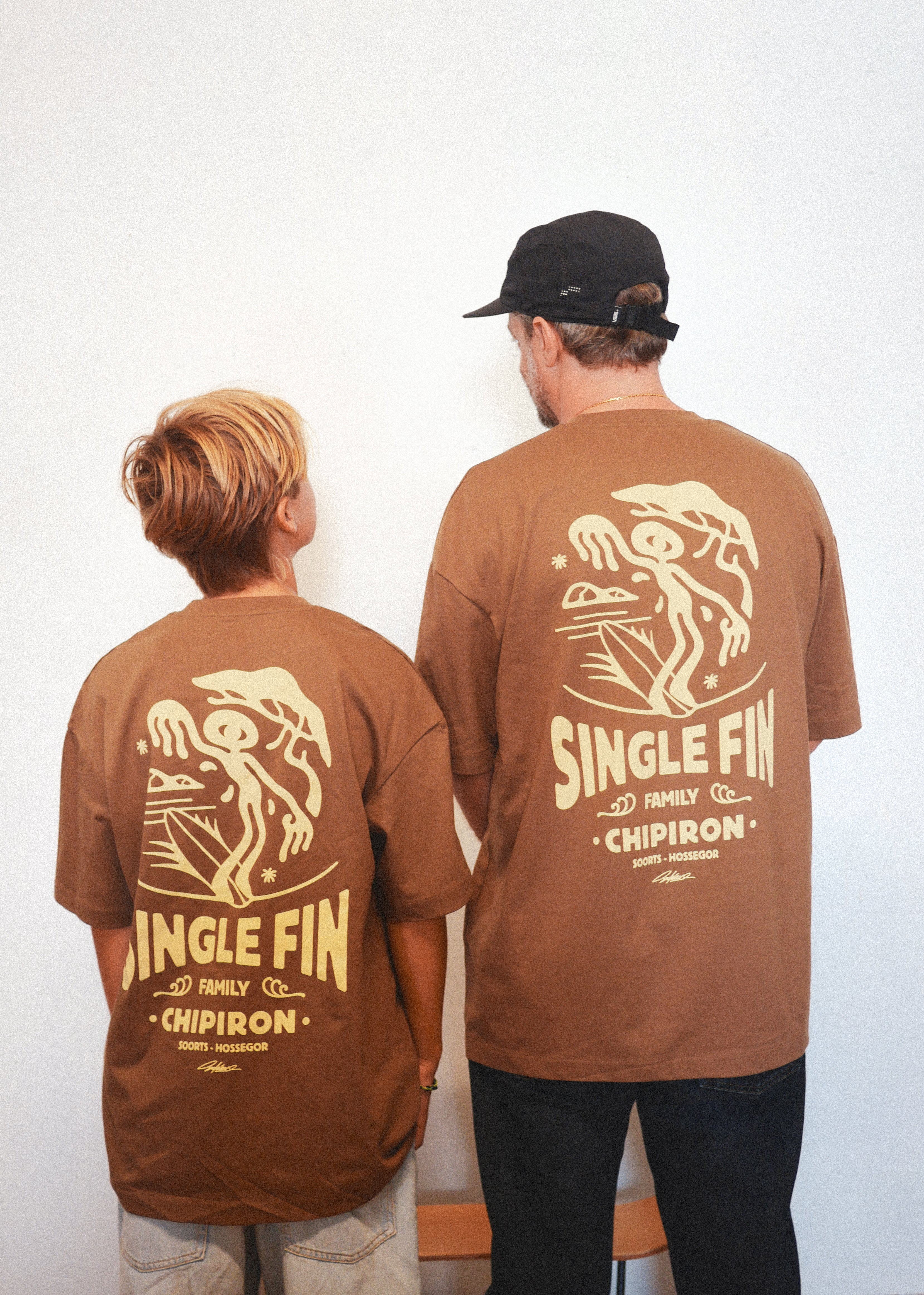 T-shirt loose Single Fin