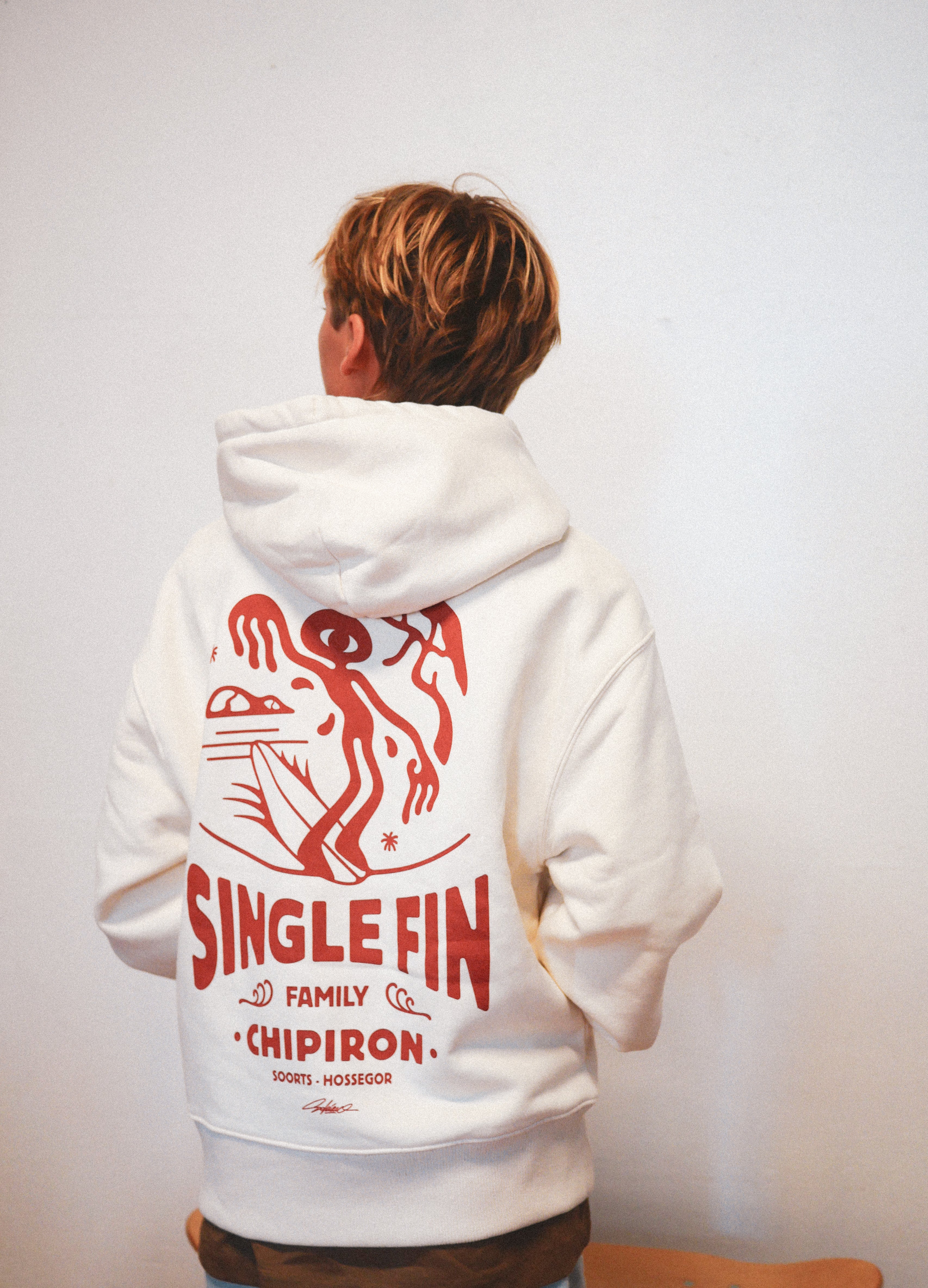 Sweat à capuche loose Single Fin