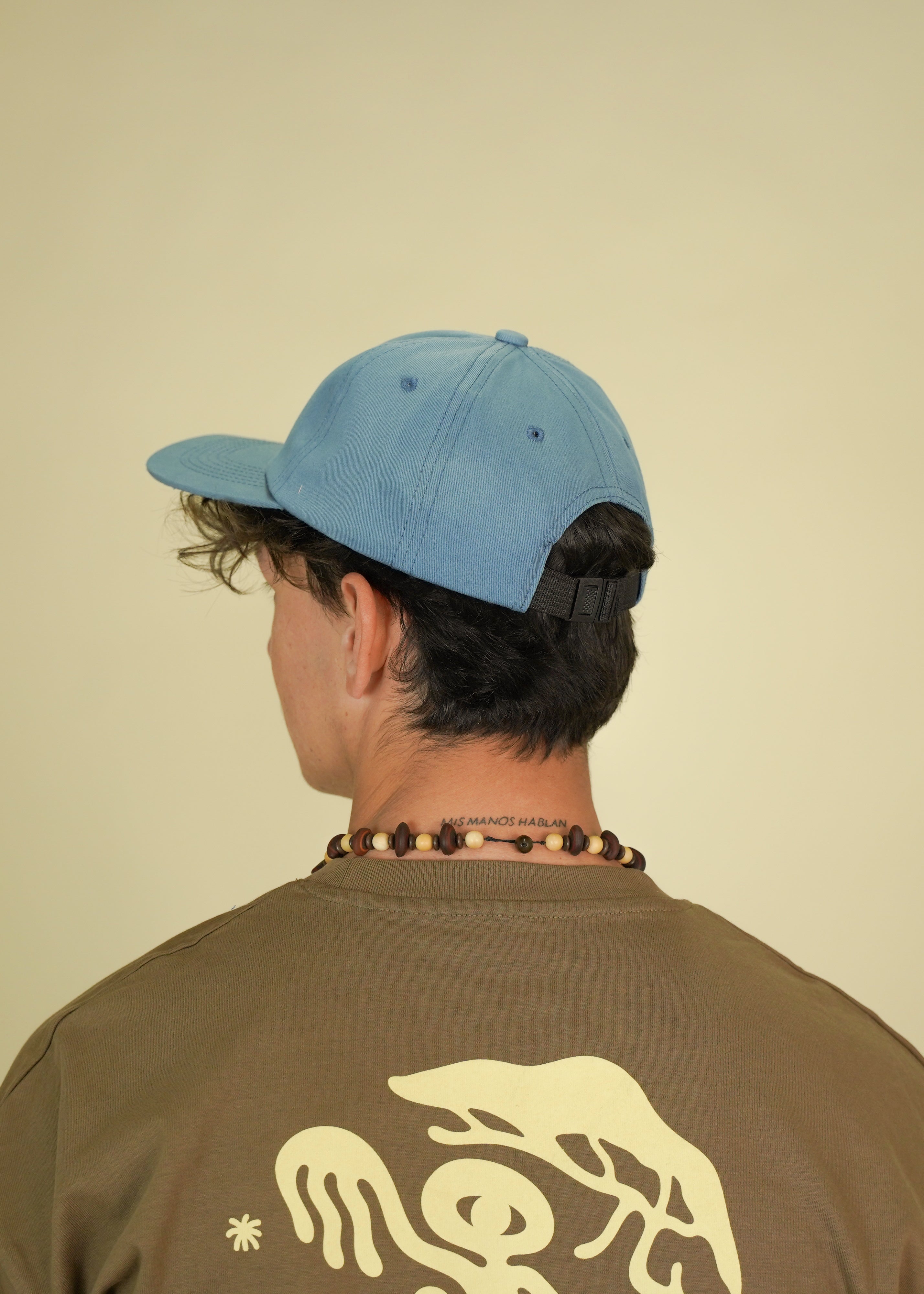 Casquette 6 panels bleu ciel
