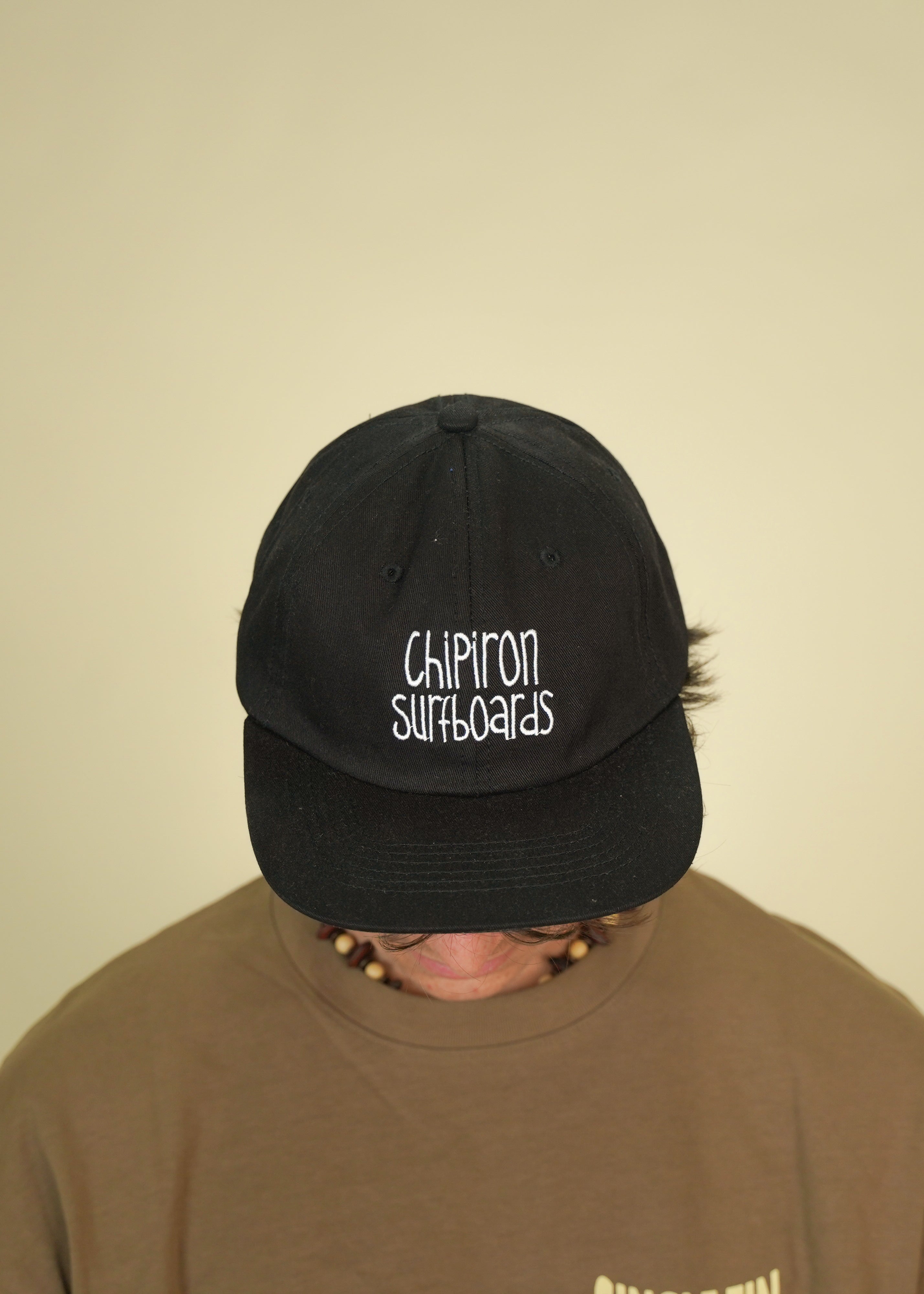 Casquette 6 panels noire