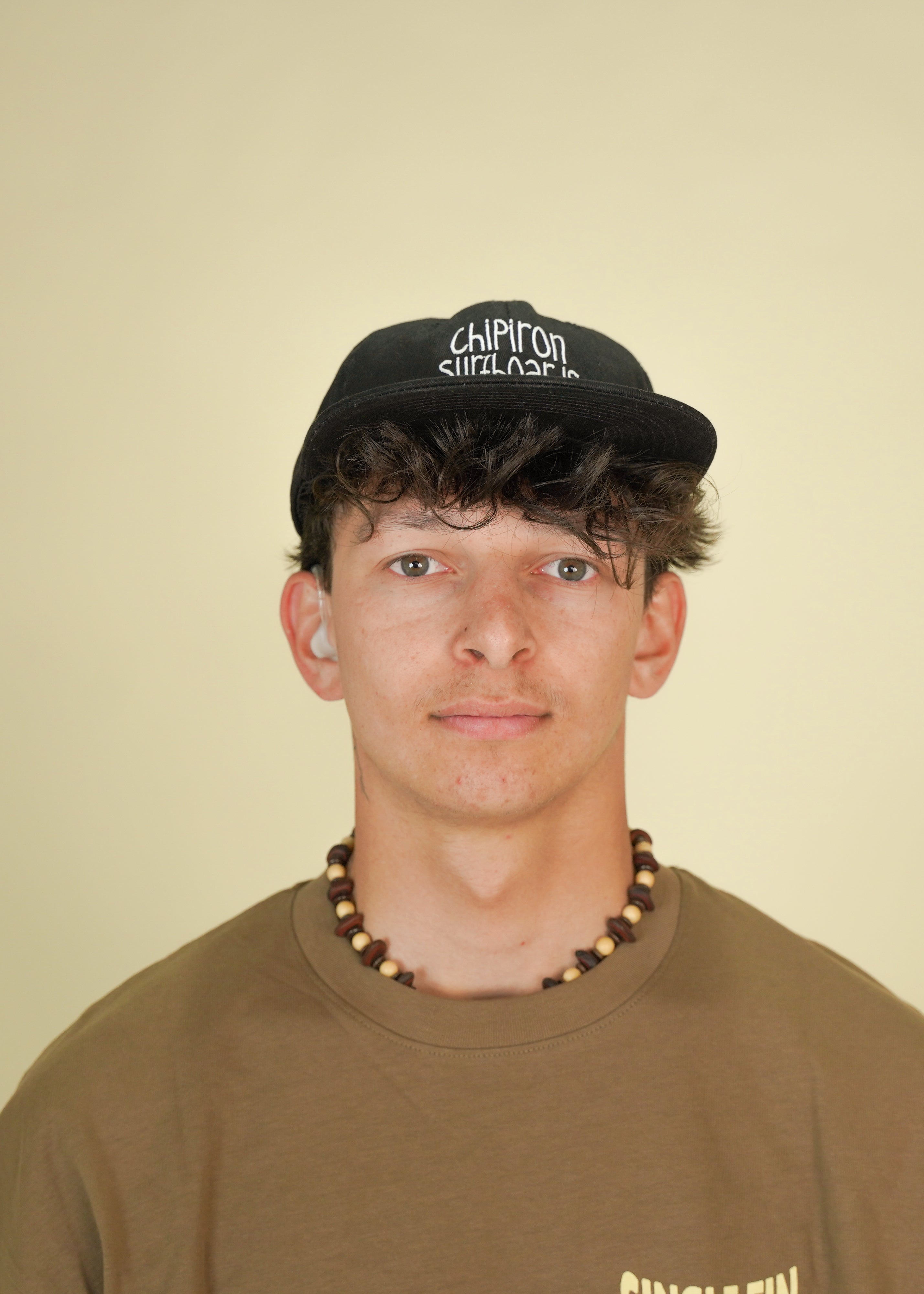Casquette 6 panels noire