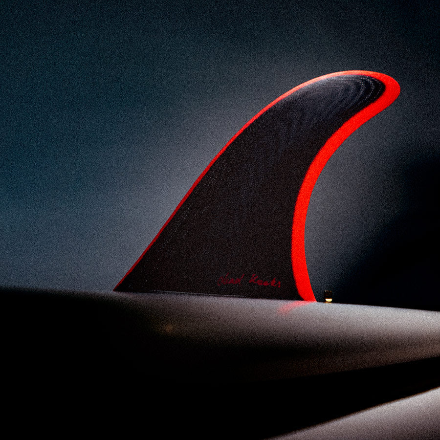 Single fin 6.5" cream Deflow