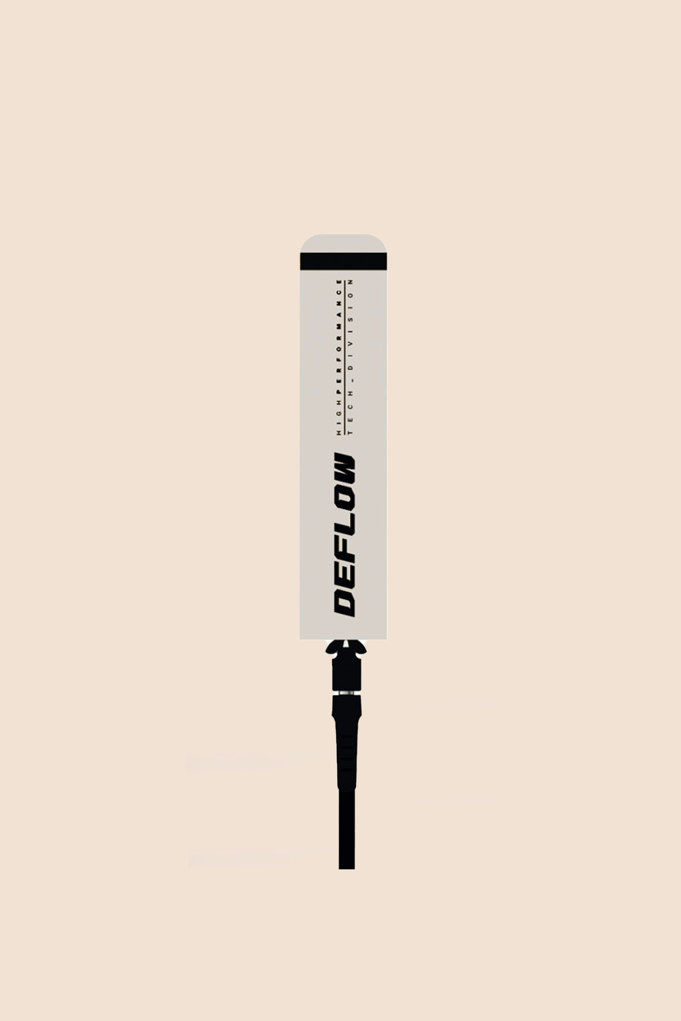 Leash genou 9ft Silver - Deflow