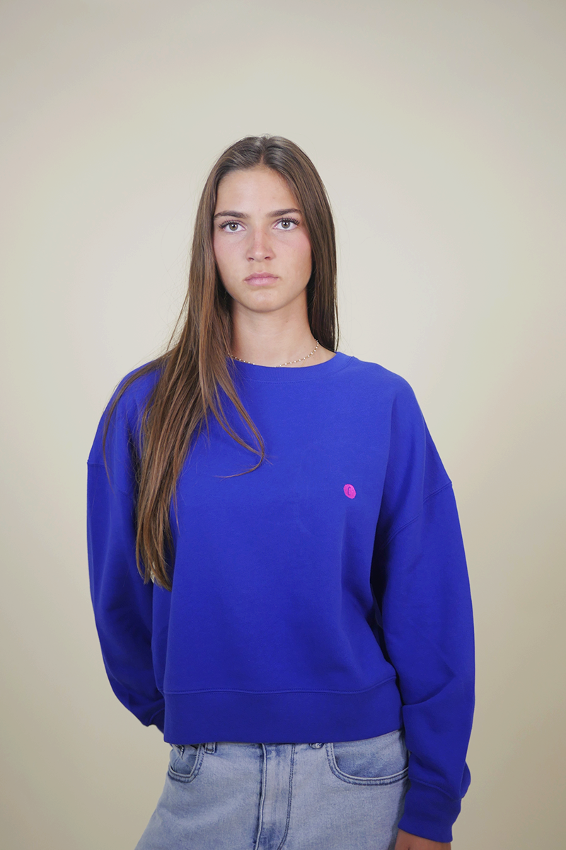 Sweat femme broderie