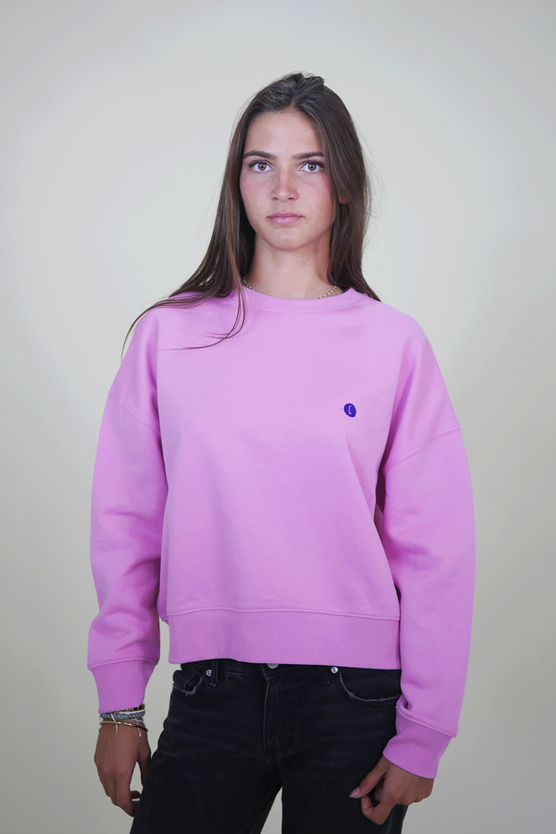 Sweat femme broderie