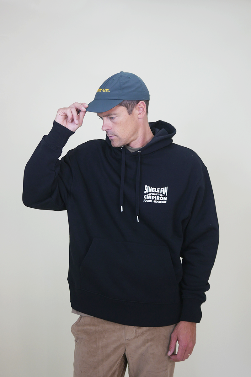 Sweat à capuche loose Single Fin