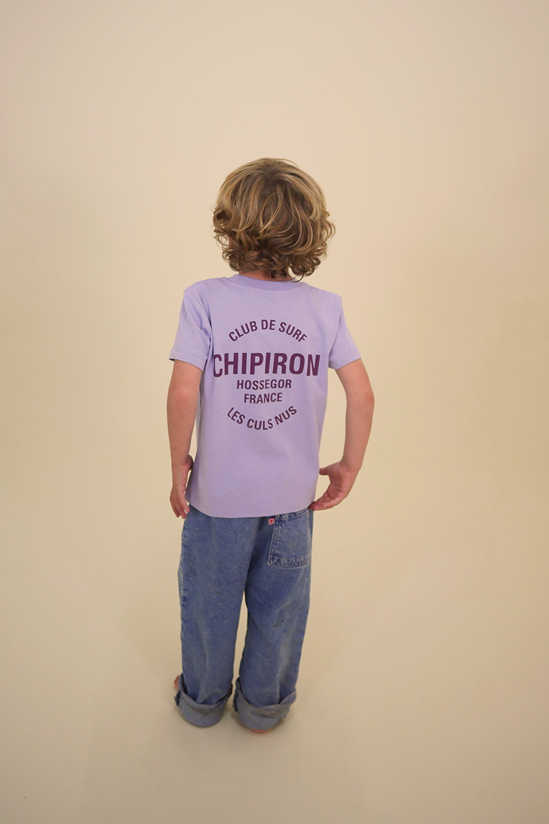 T-shirt enfant lavande Club de surf