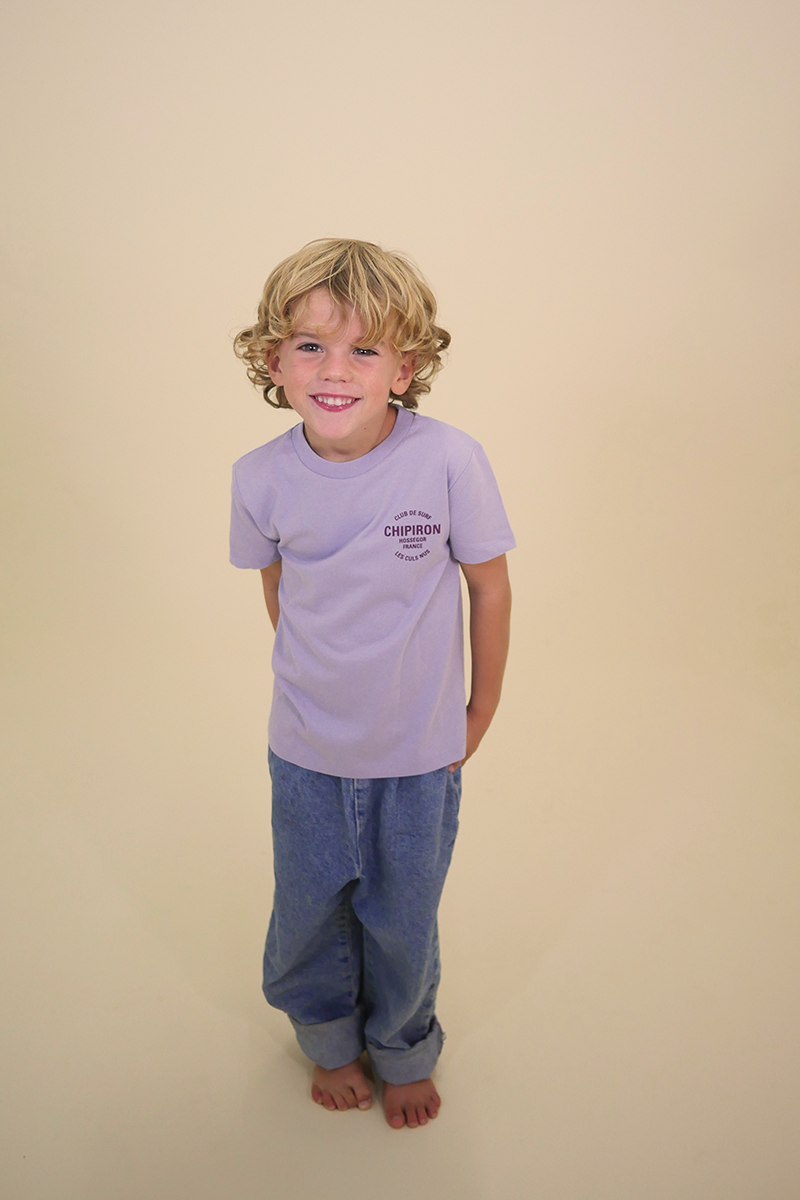 T-shirt enfant lavande Club de surf