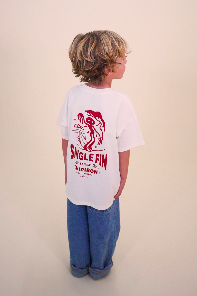 T-shirt enfant loose Single Fin