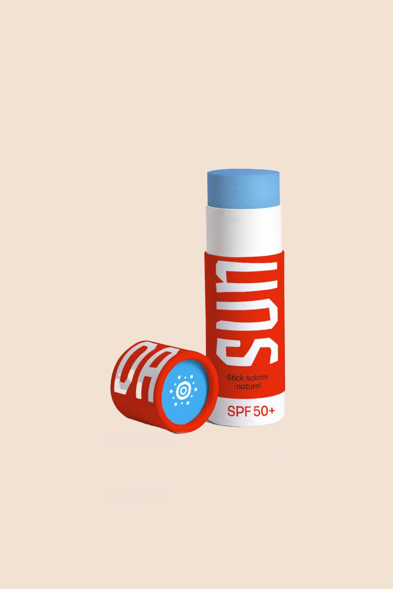 Stick solaire bleu SPF 50