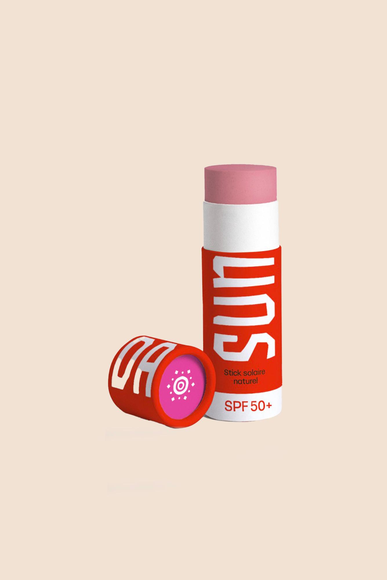 Stick solaire rose SPF 50