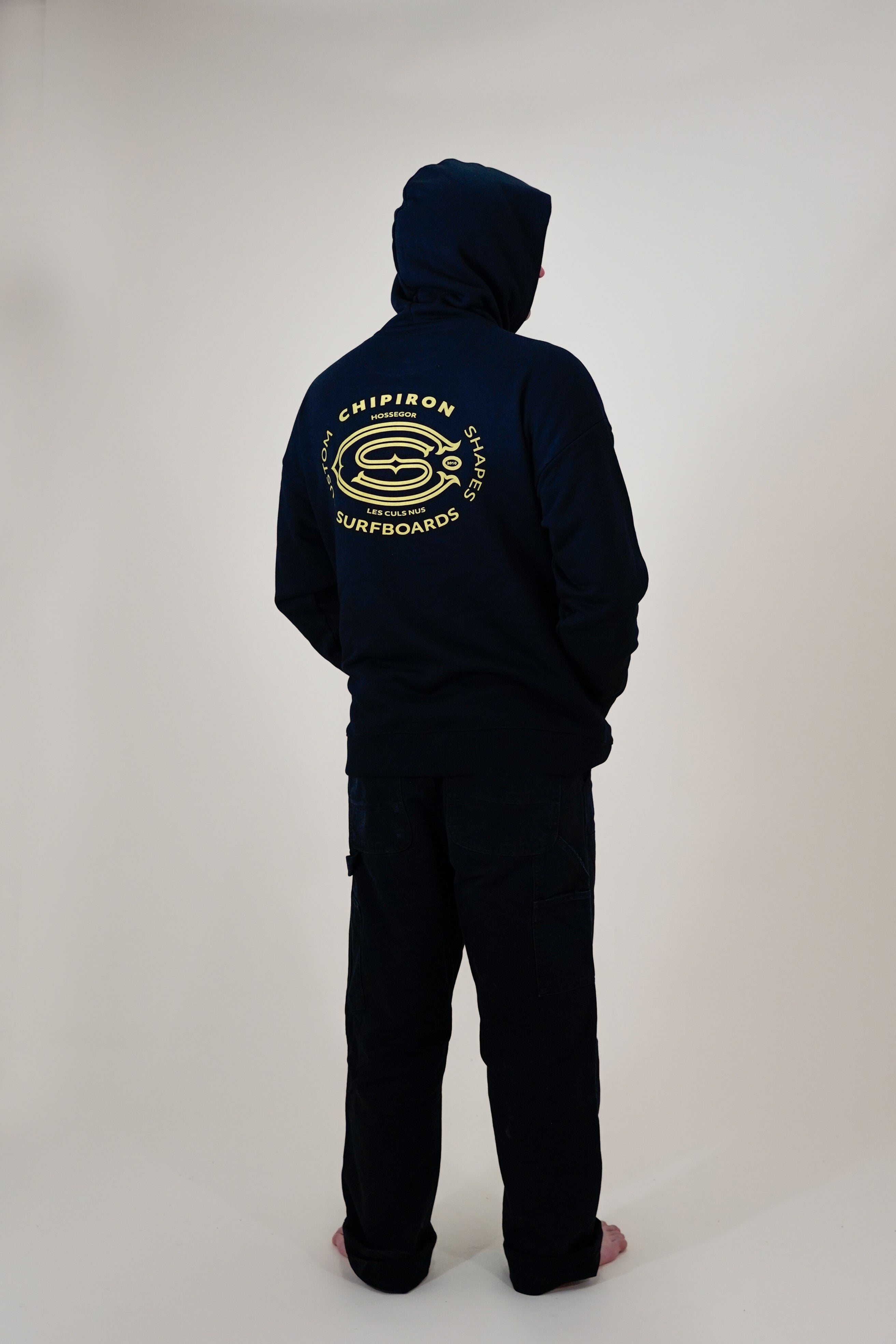 Sweat à capuche noir Custom Shapes