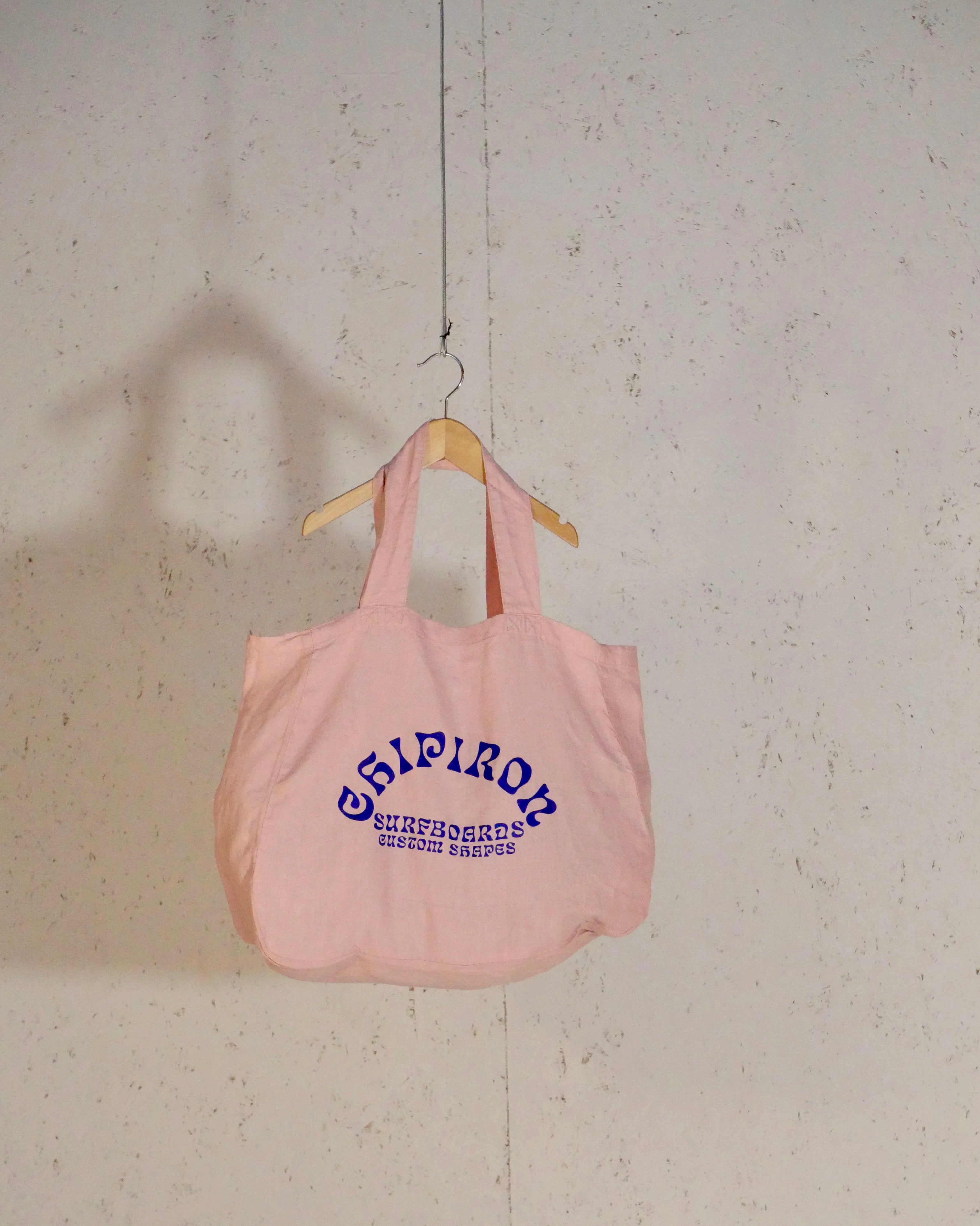 Custom Shapes large pink tote bag