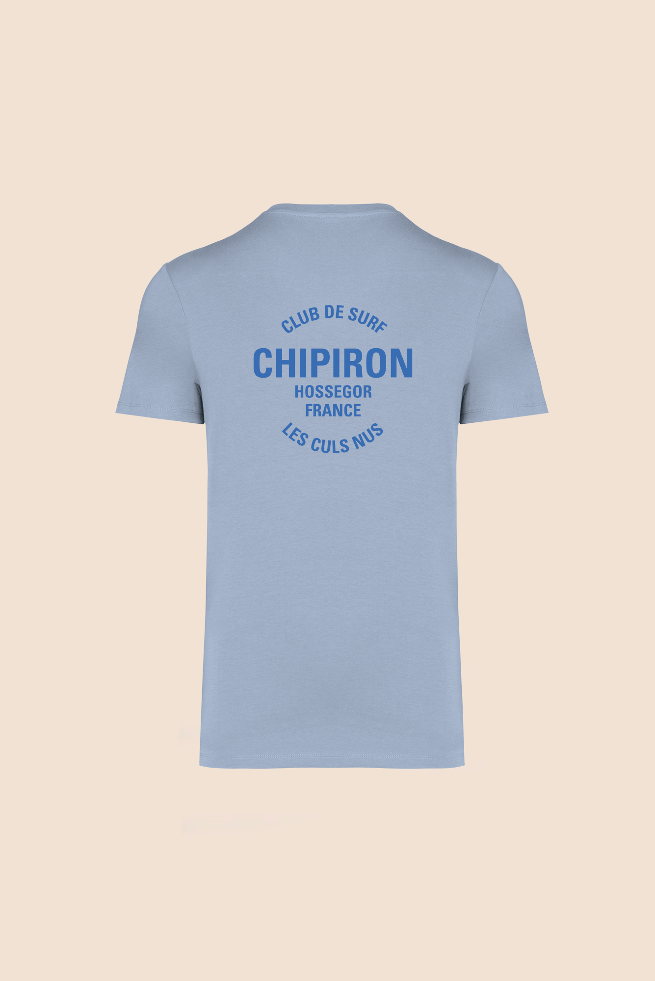 T-shirt bleu ciel Club de surf
