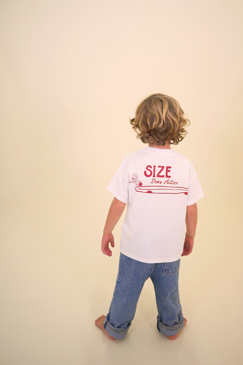 T-shirt enfant loose Size does matter
