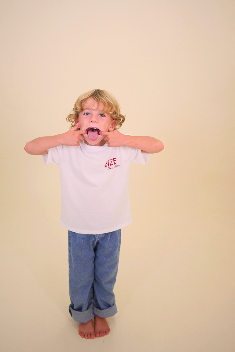 T-shirt enfant loose Size does matter