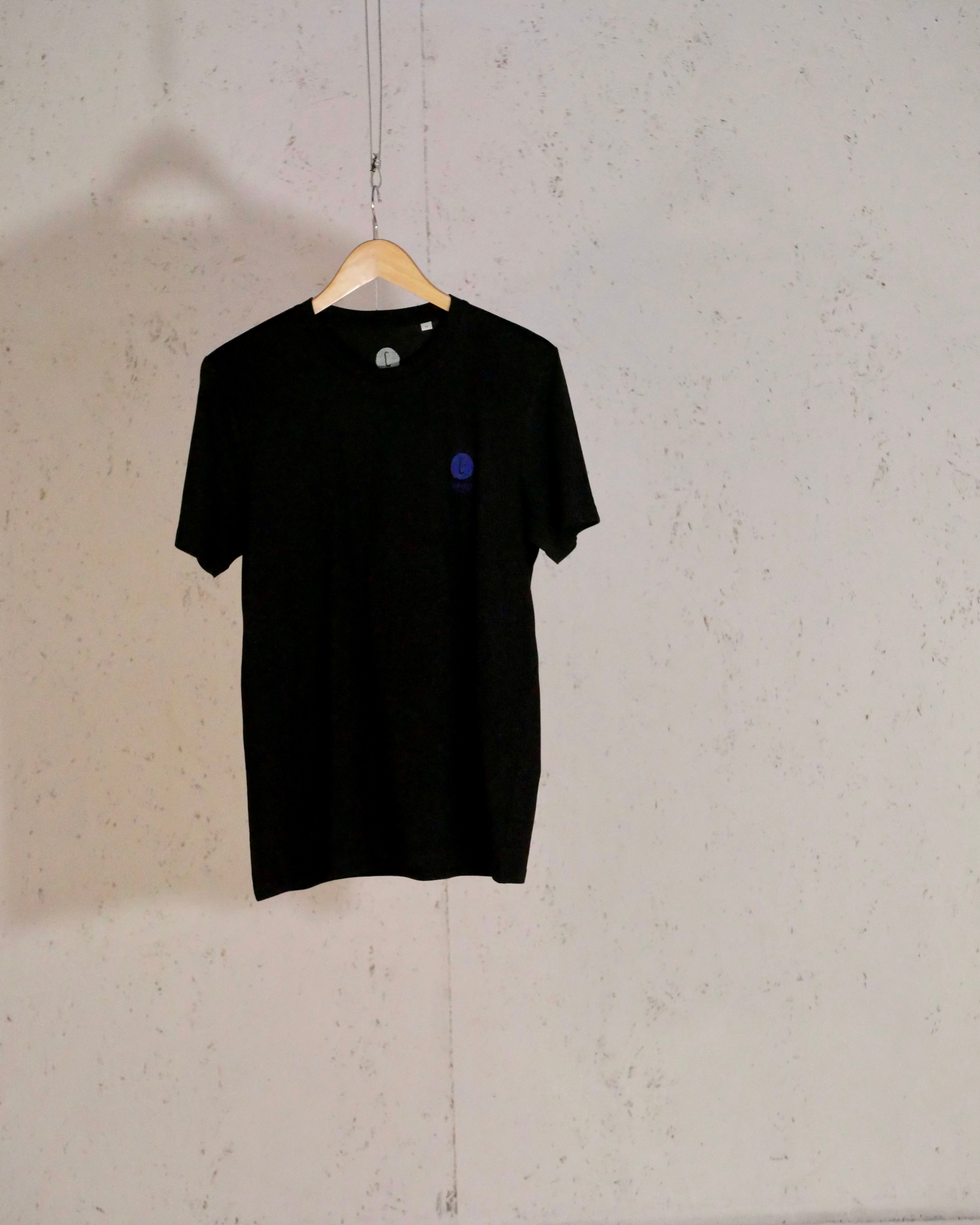 T-shirt noir logo Backprint