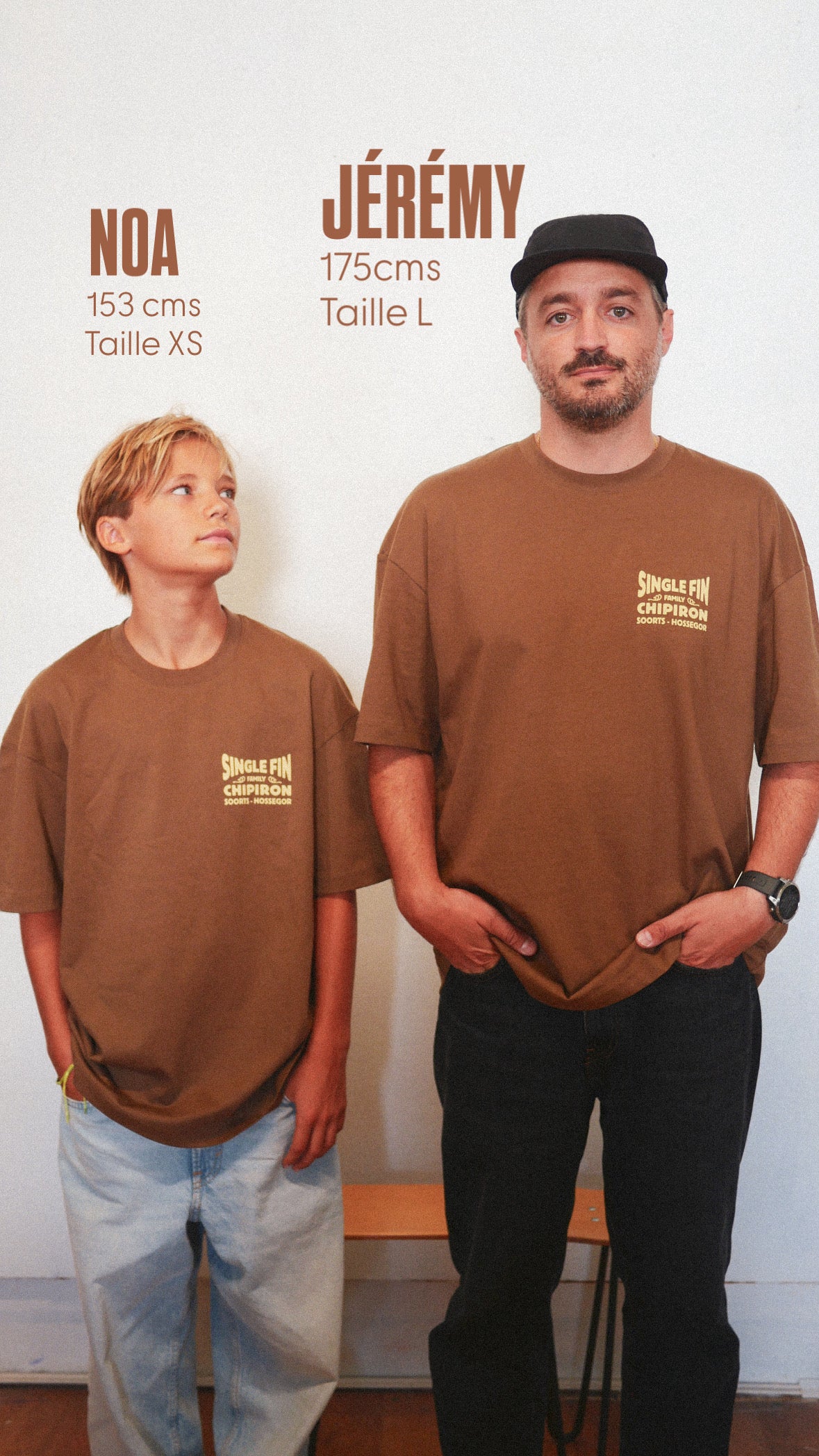 T-shirt loose Single Fin