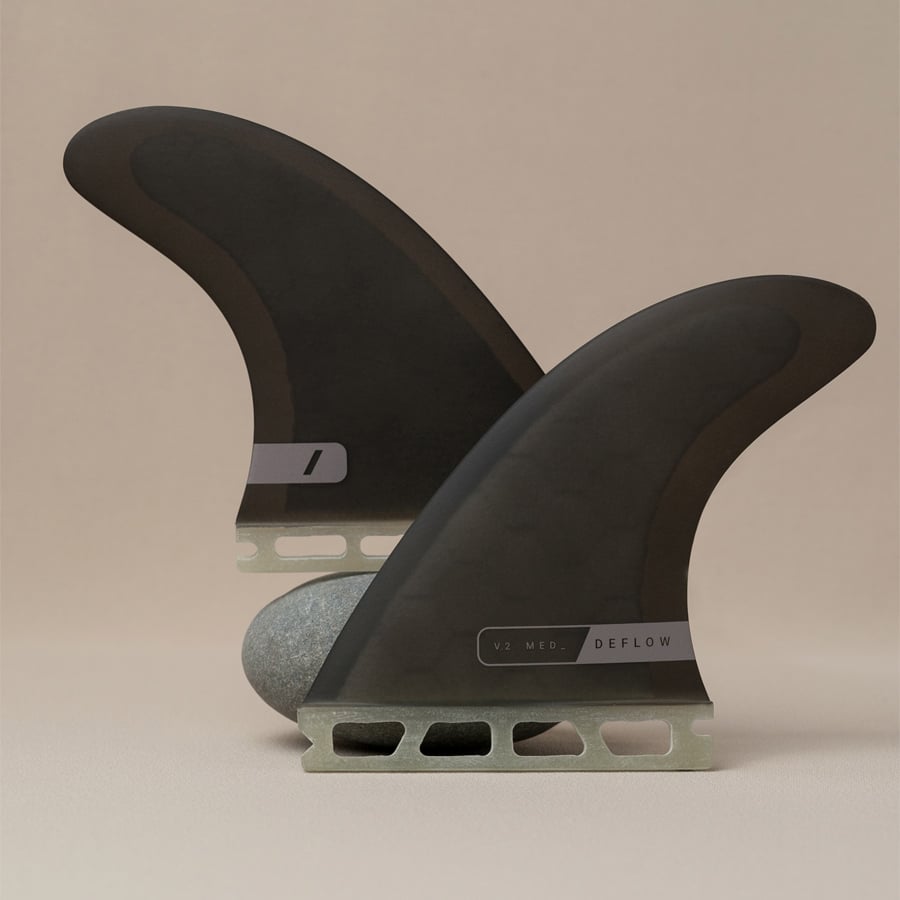 Thruster Fins V2 Black Deflow