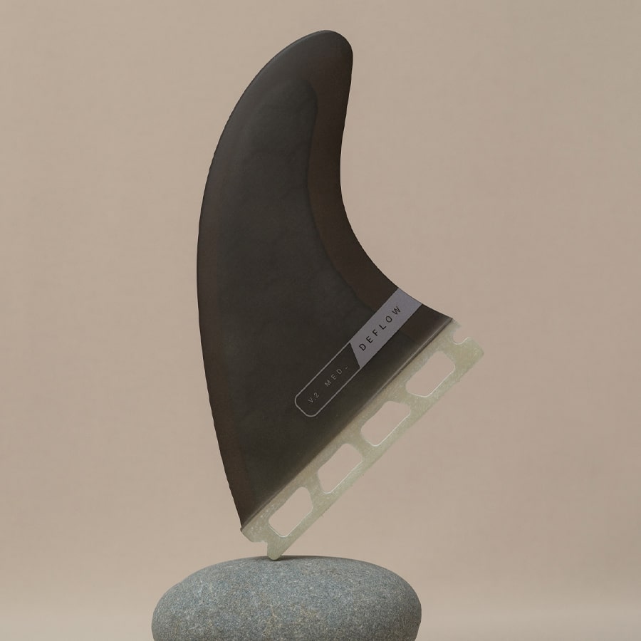 Thruster Fins V2 Black Deflow