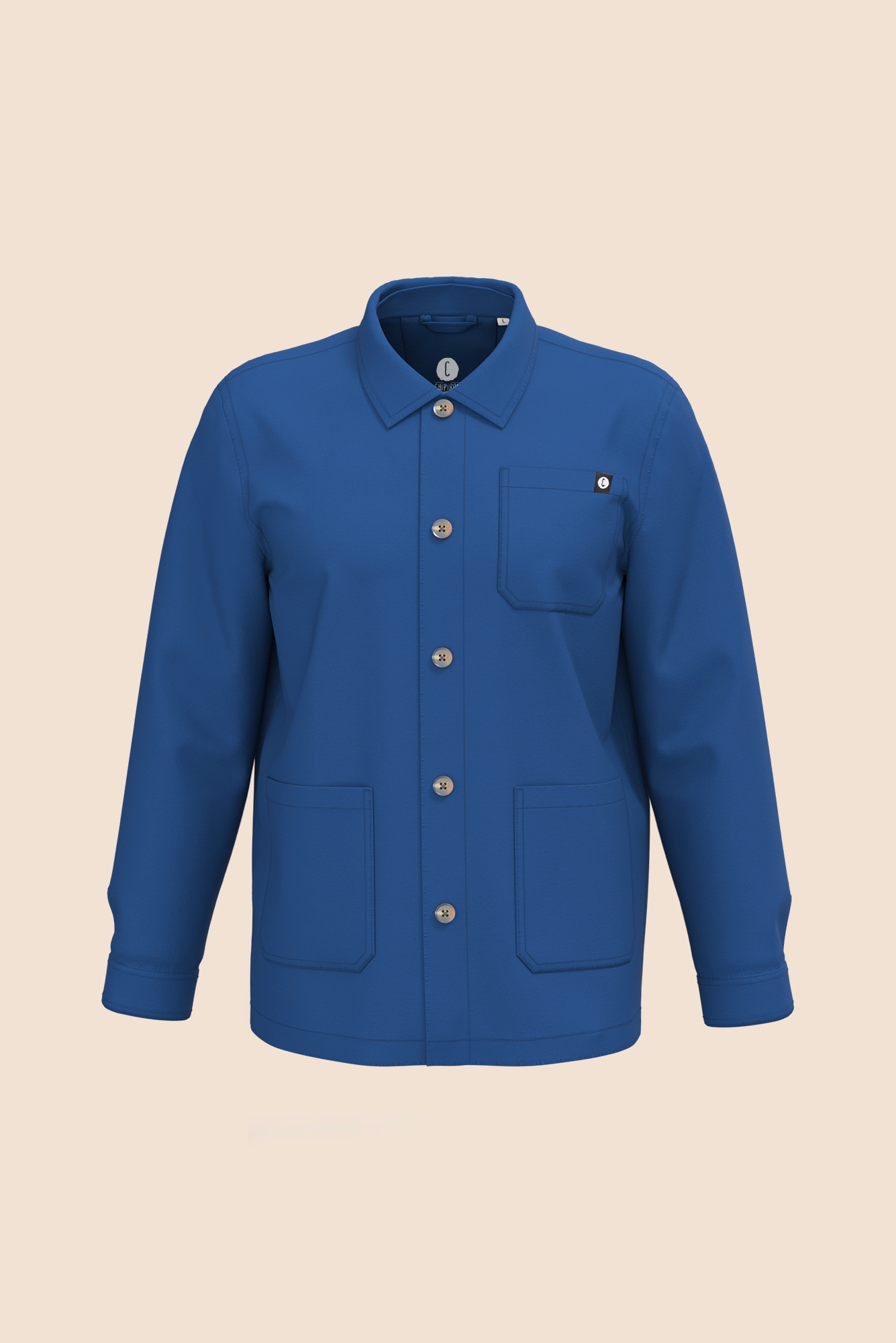 Navy blue logoline jacket