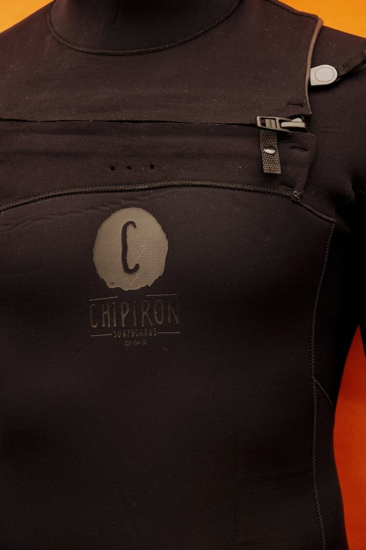 combinaison néoprène 4/3 3/2 2/2 chipiron surfboards qualité confort stretch noir font print back print