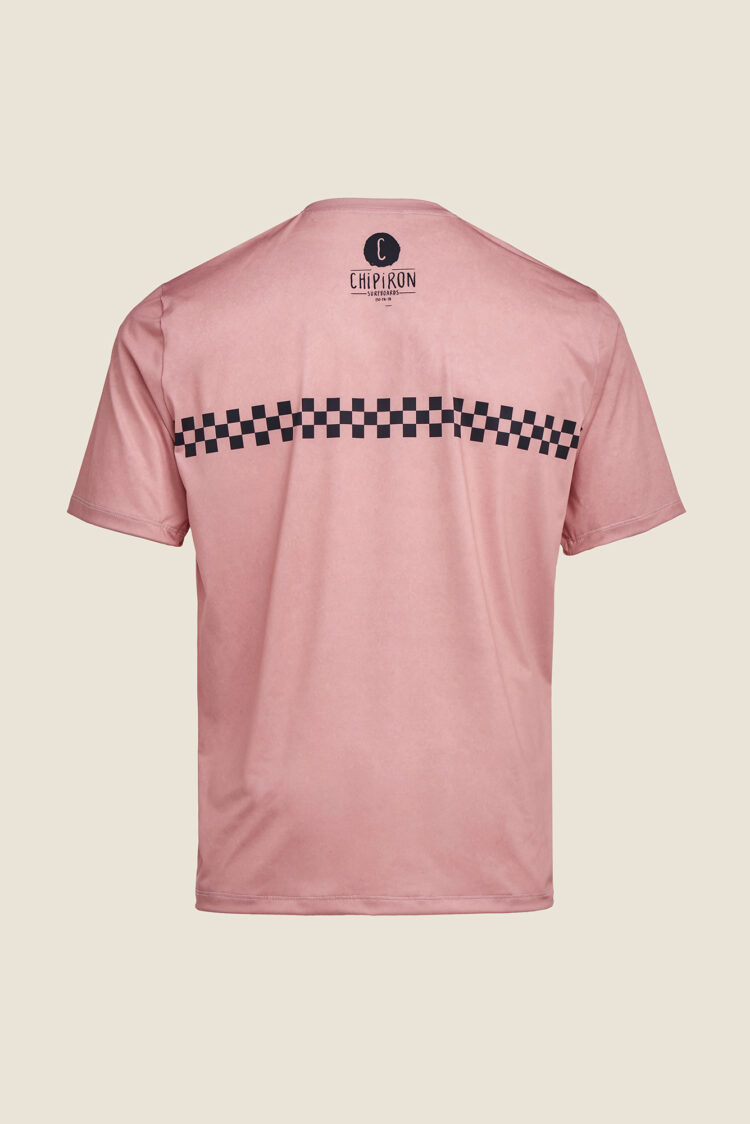 surf tee rose wheels and waves x chipiron surf hossegor biarritz dos