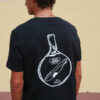 T-shirt Noir Art Maniac Chipiron Surfboards