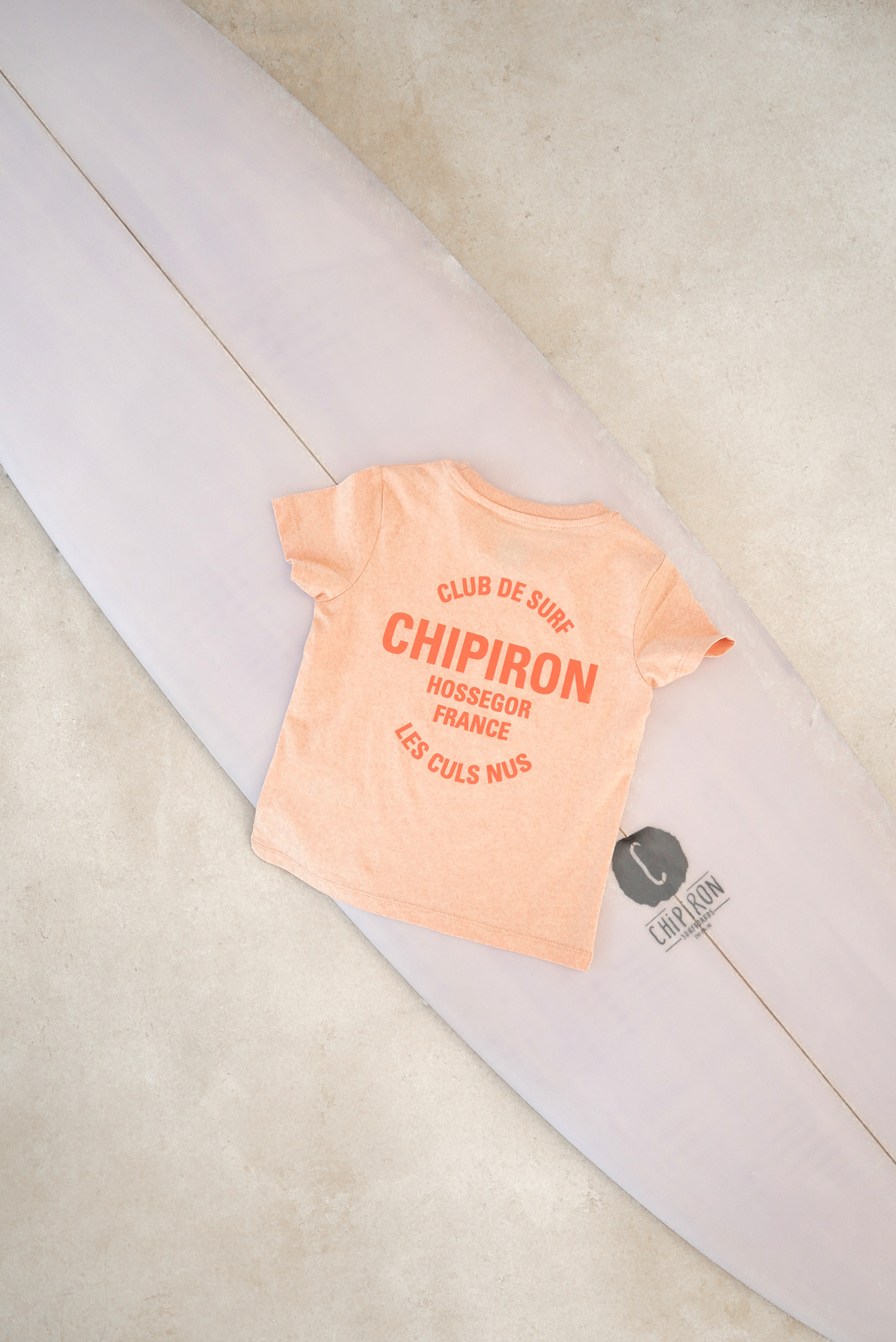 T-shirt enfant rose club de surf ss23