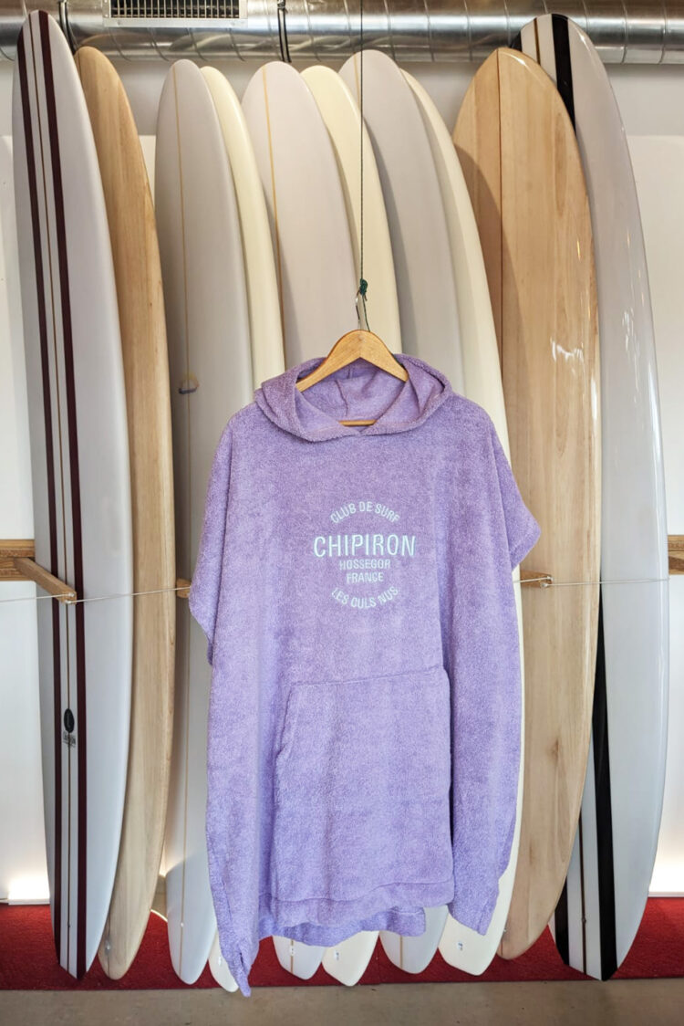 poncho de surf long chipiron hossegor lila